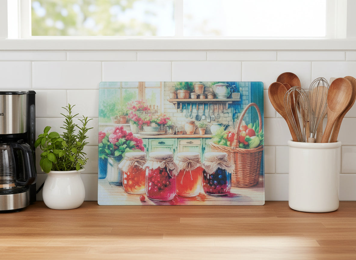 TEMPERED GLASS CUTTING BOARDS