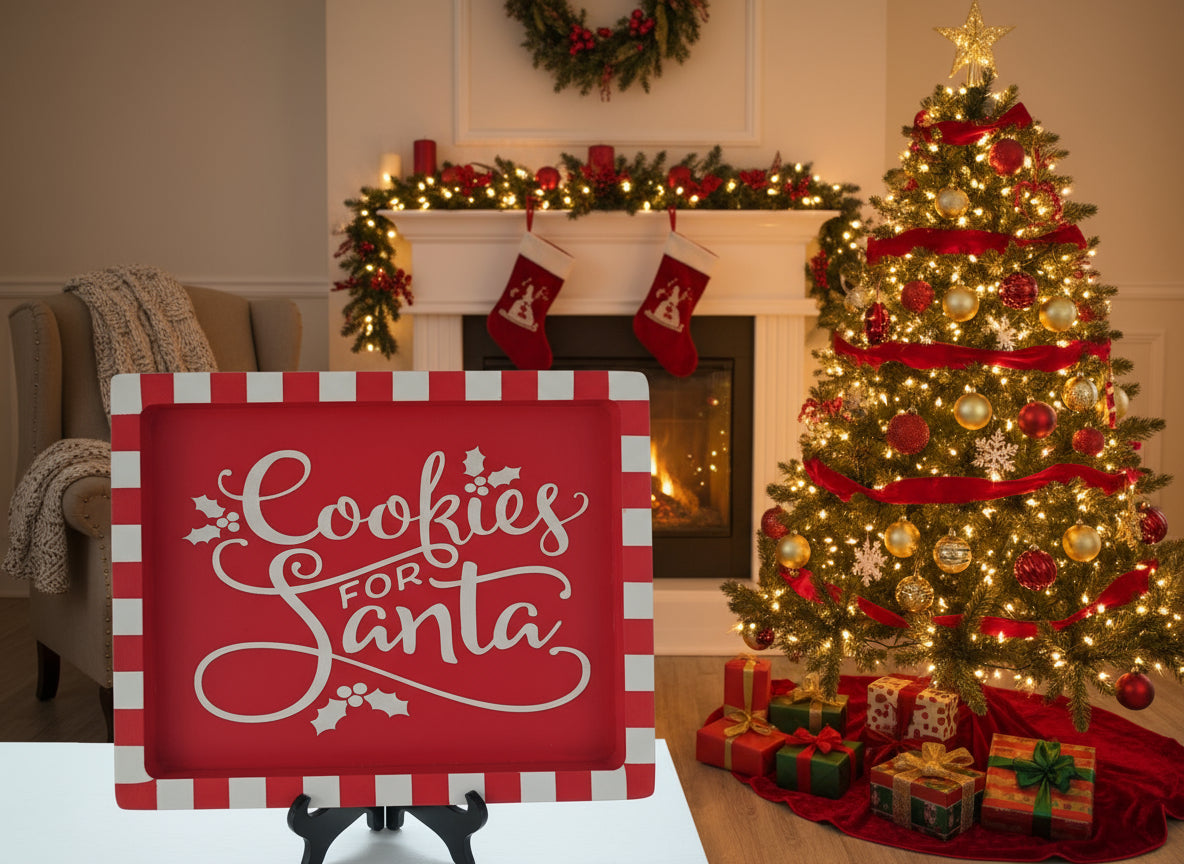SANTA COOKIE TRAYS