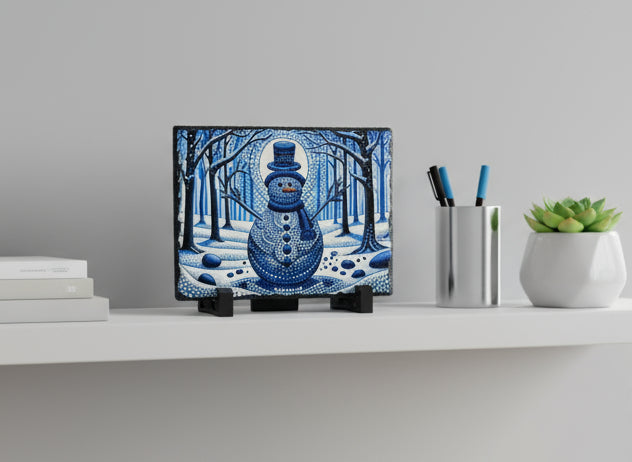 'BLUE PEARL SNOWMAN'